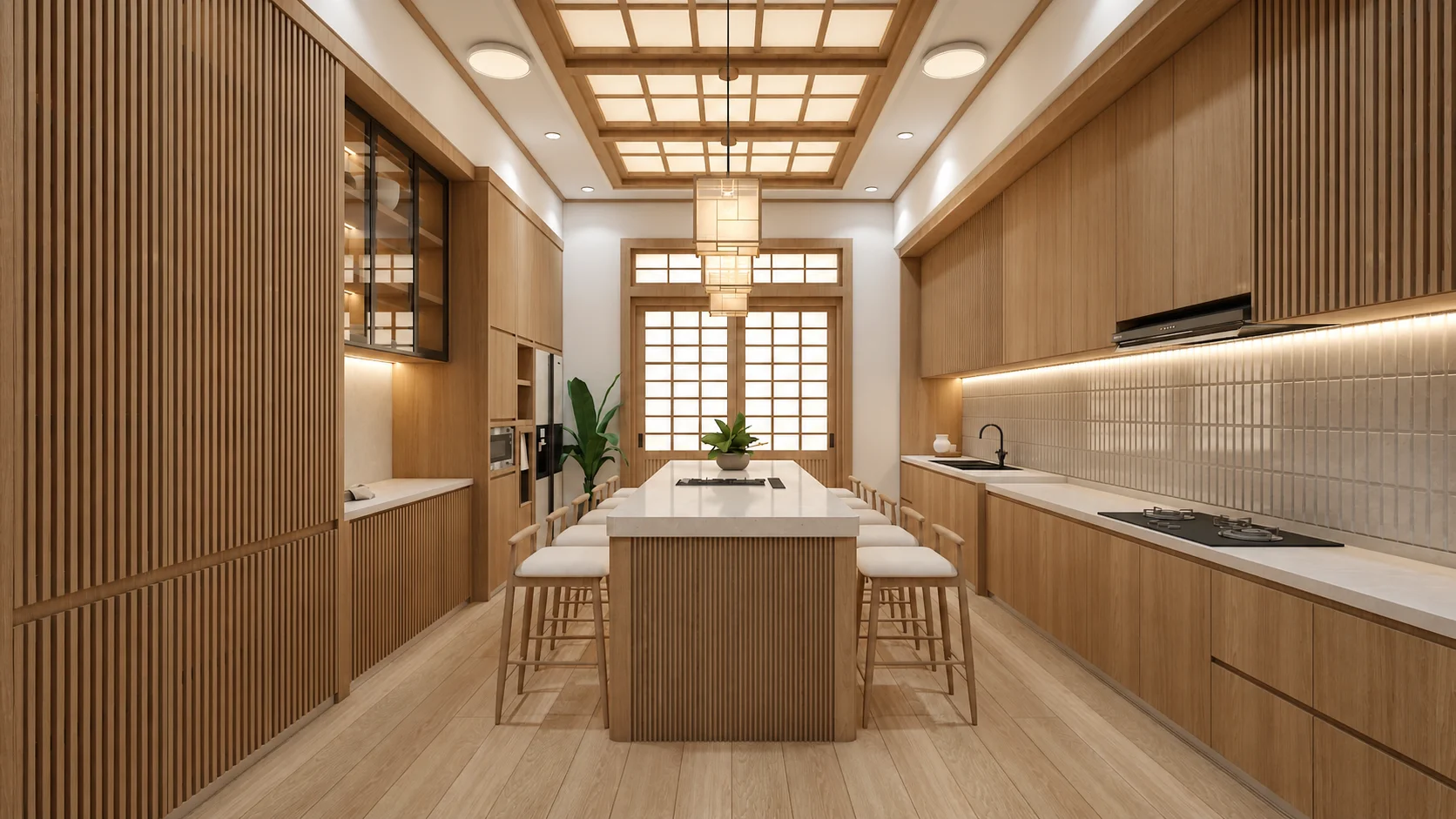 Japandi kitchen